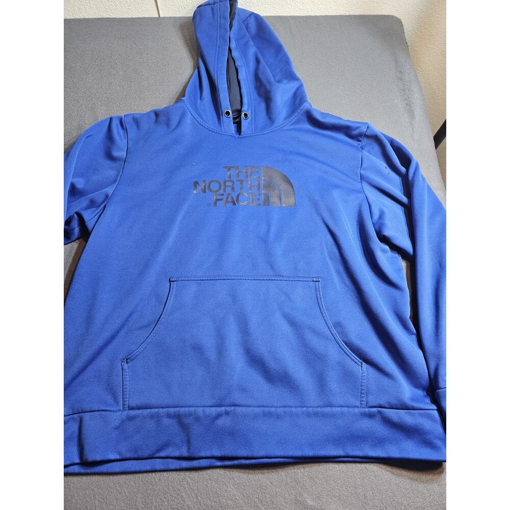 The North Face Sweater Mens Extra Large Blue Hoodie Long Sleeve Cotton